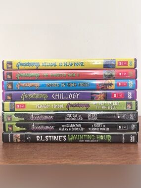 Goosebumps DVD Lot R. L. Stine 90s Scholastic RL Stine Halloween